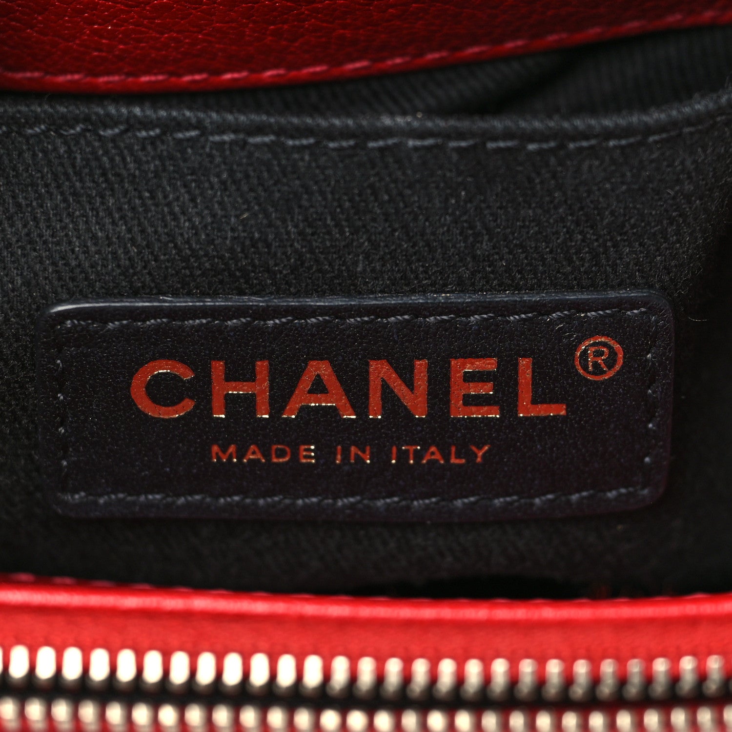 Chanel Shiny Calfskin Goatskin Quilted Small Coco Curve Messenger Flap Red 6 of 9