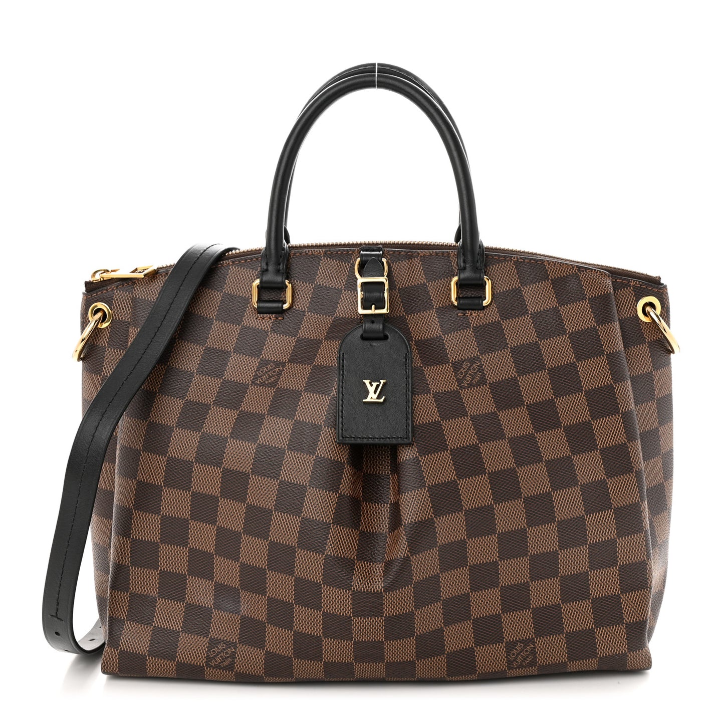 Damier Ebene Odeon Tote MM Black