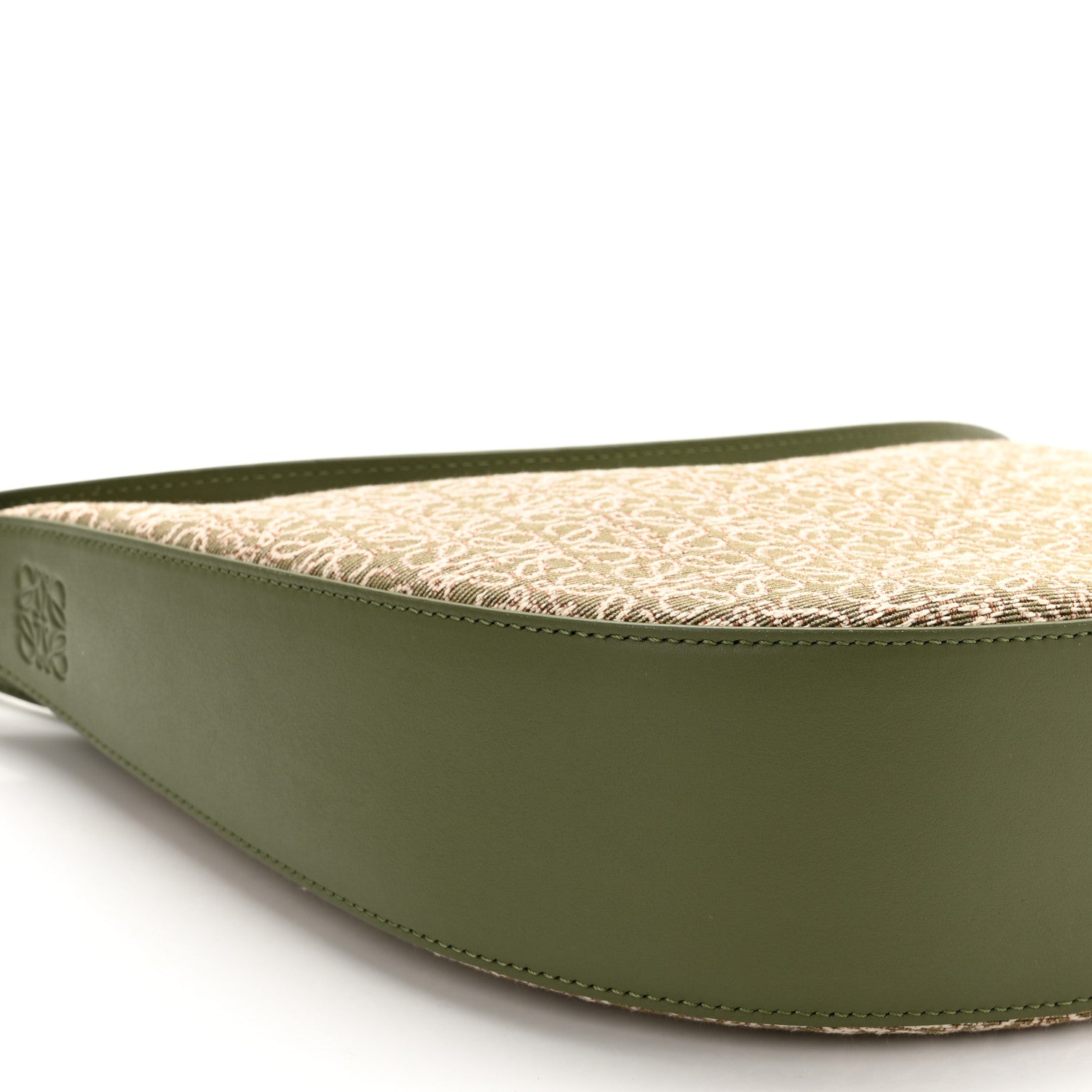 Loewe Jacquard Anagram Calfskin Luna Bag Avocado 9 of 10
