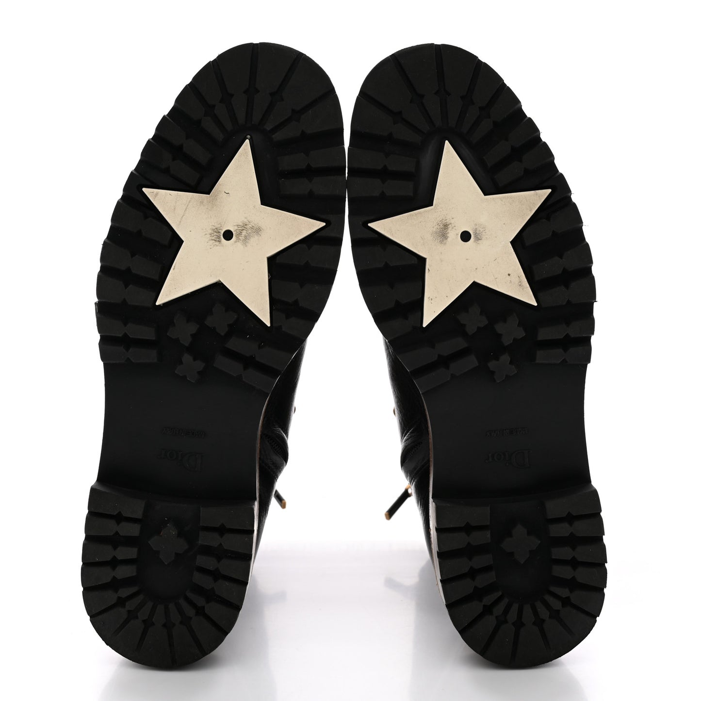 Shiny Calfskin Wildior Low Boot 38 Black