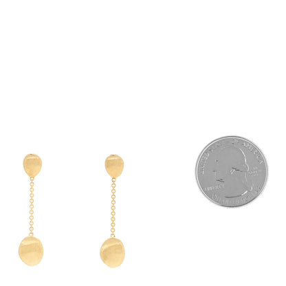 Marco Bicego 18K Yellow Gold Siviglia Single Strand Drop Earrings 2 of 4