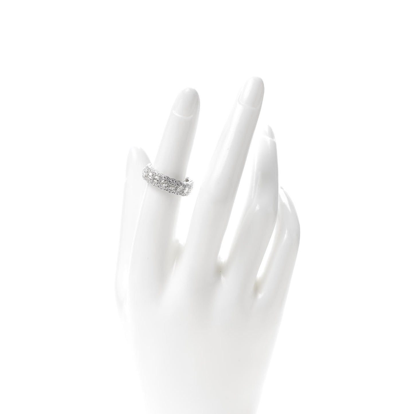 Platinum Diamond Cobblestone Ring 52 6