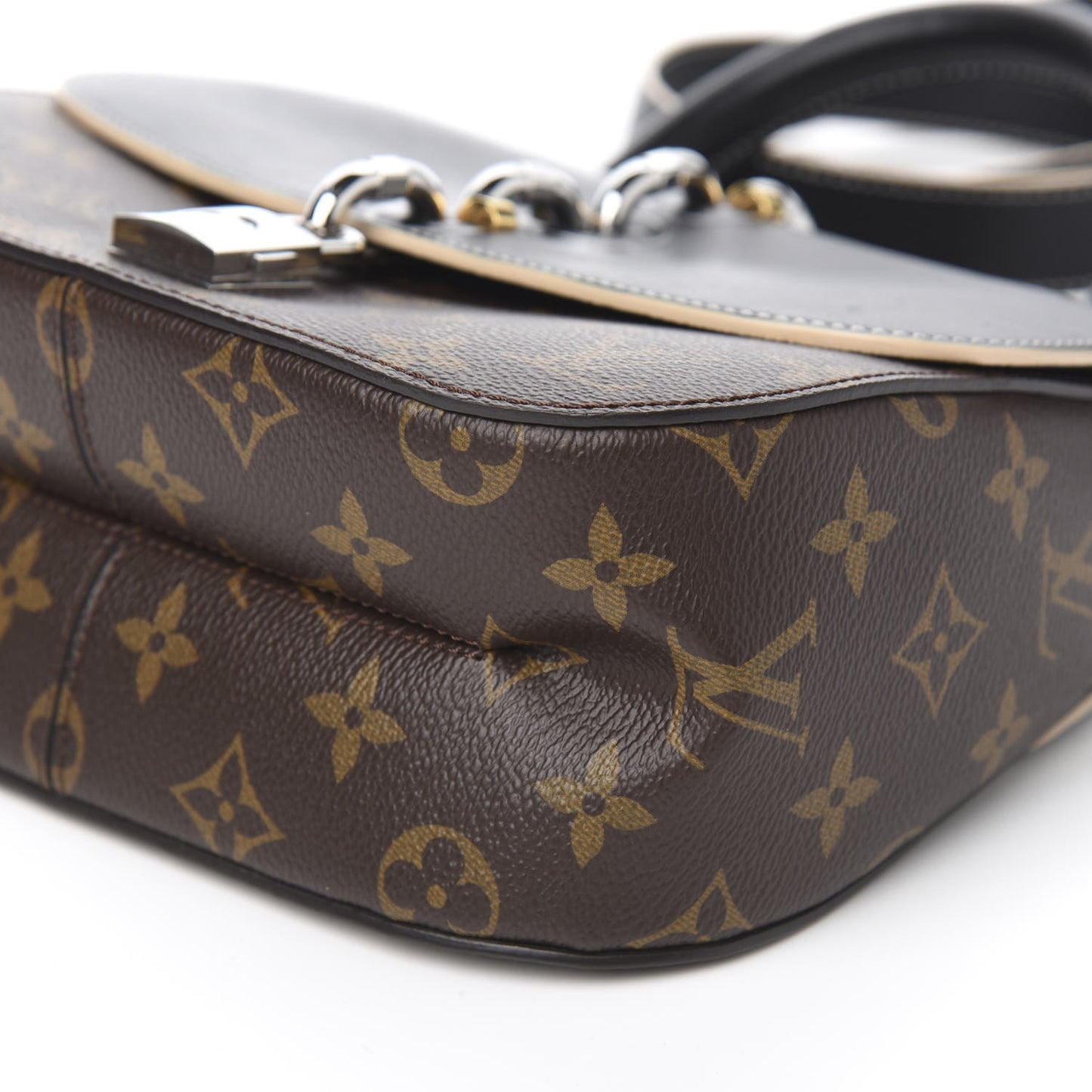 Calfskin Monogram Chain It Bag PM Black