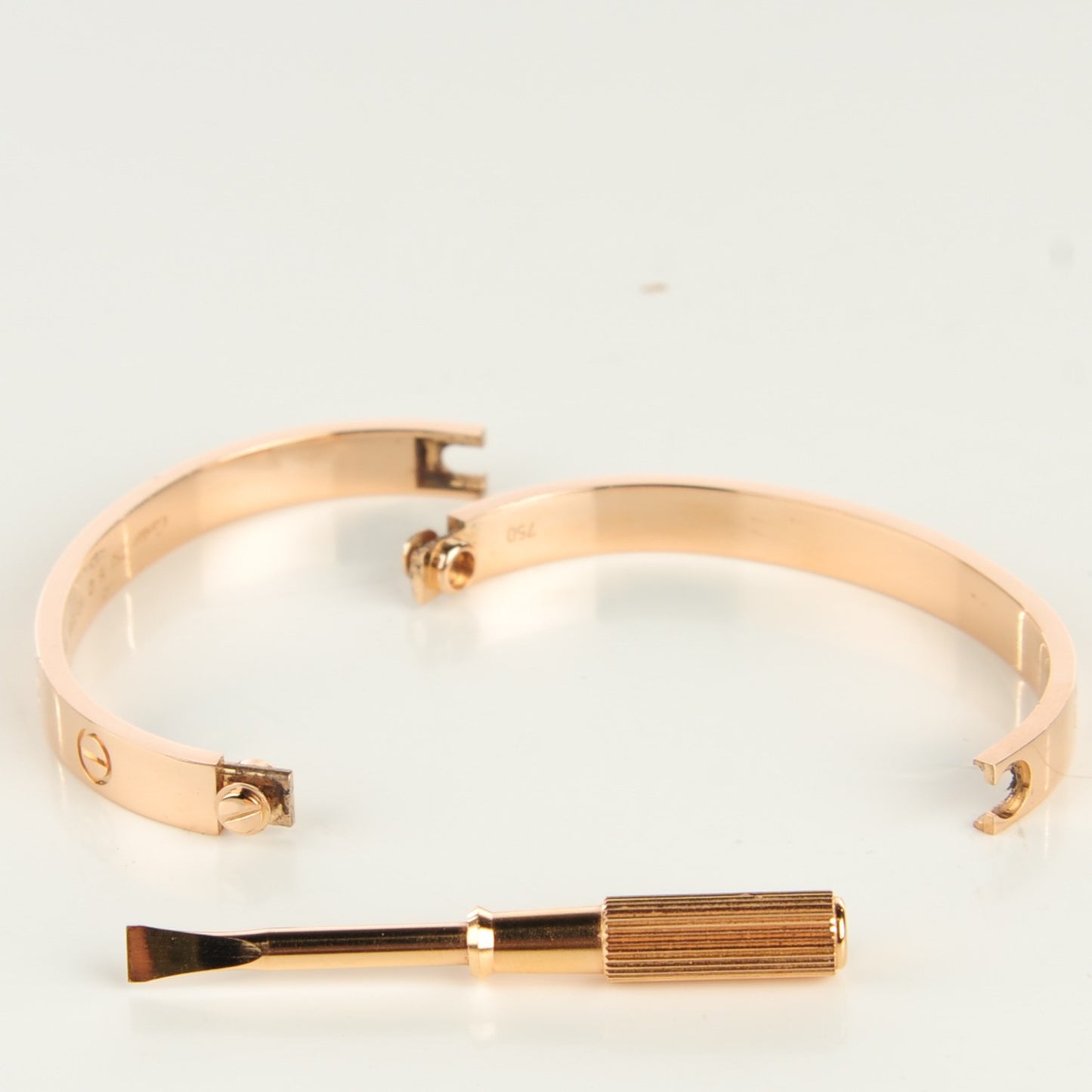 18K Pink Gold LOVE Bracelet 16