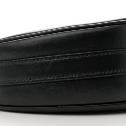 Prada Soft Calfskin Arque Shoulder Bag Black 8 of 9