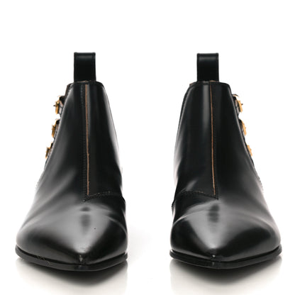 Gucci Cordovan Lux Ankle Boots 38 Black 2 of 10
