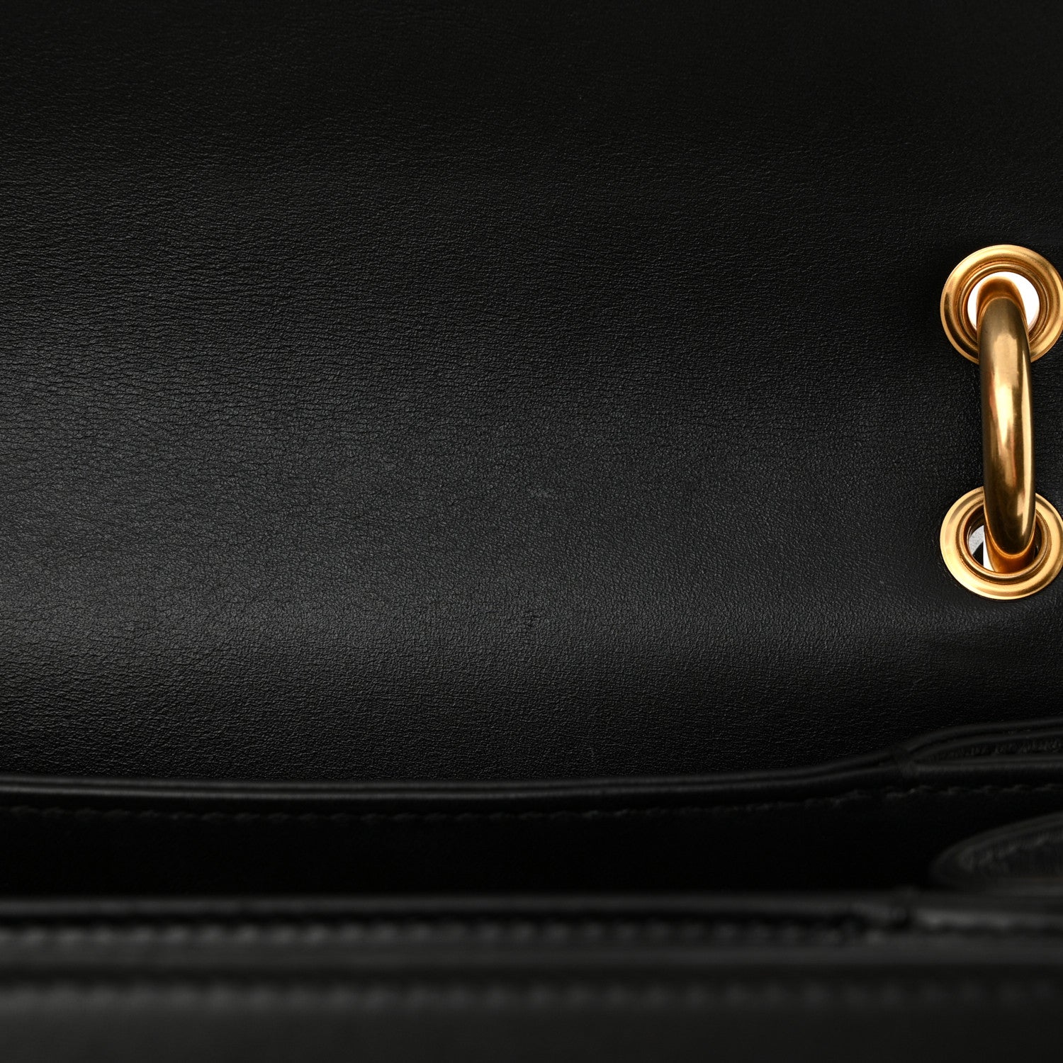 Gucci Calfskin Sylvie Web Small Queen Margaret Top Handle Bag Black 13 of 13