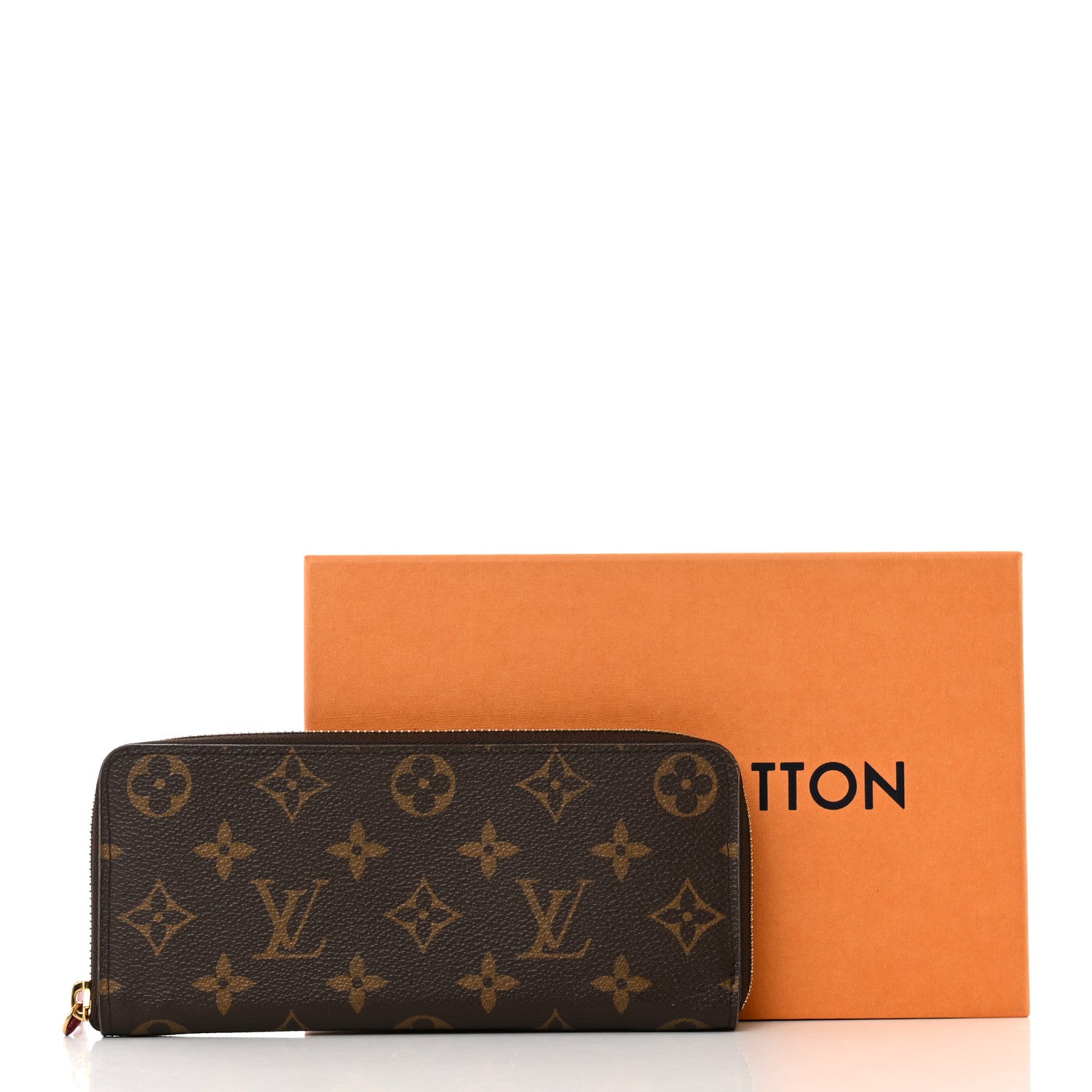 Louis Vuitton Monogram Clemence Wallet Fuchsia 9 of 9