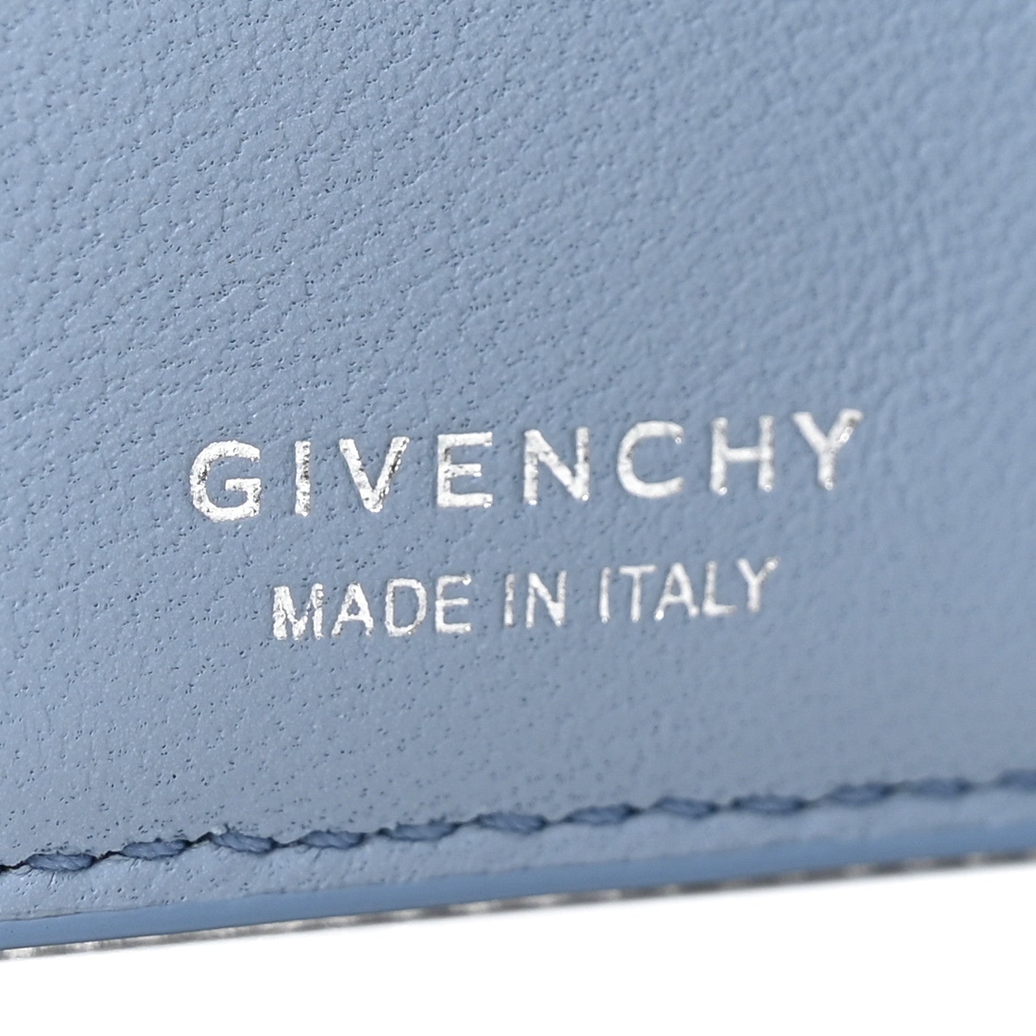 Givenchy Denim Voyou Bifold Wallet Blue 6 of 6