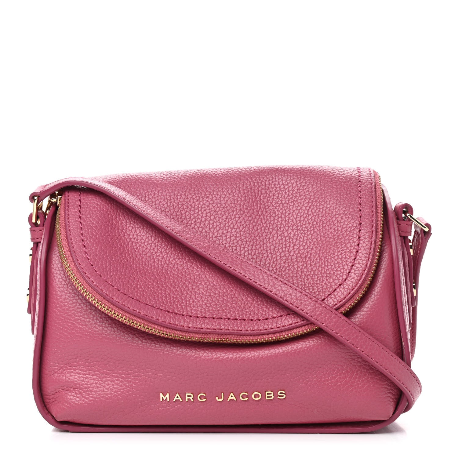Marc Jacobs Calfskin Flap Crossbody Pink 1 of 10