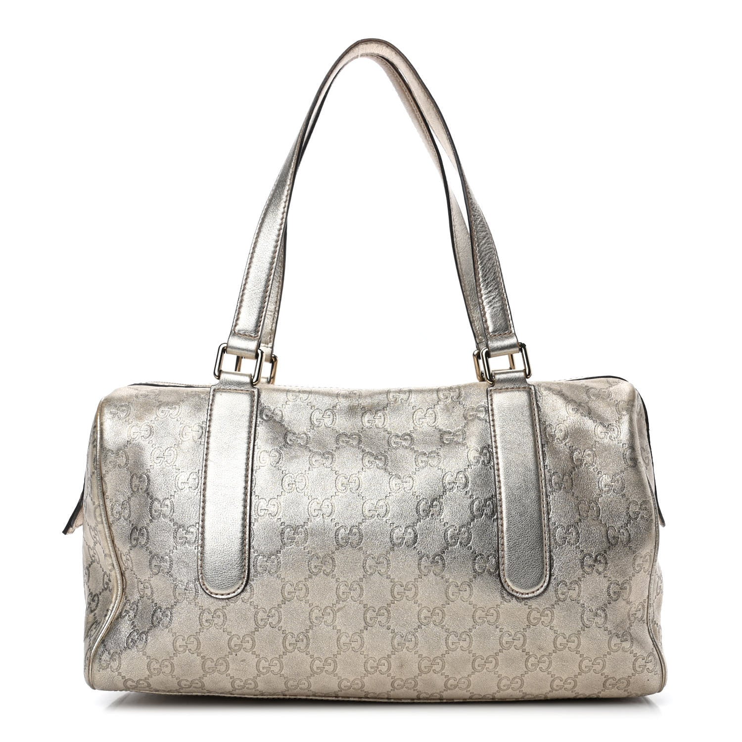 Gucci Metallic Guccissima Boston Gold 1 of 4