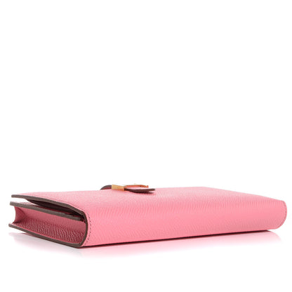 Hermes Epsom Bearn Gusset Wallet Rose Confetti 4 of 8