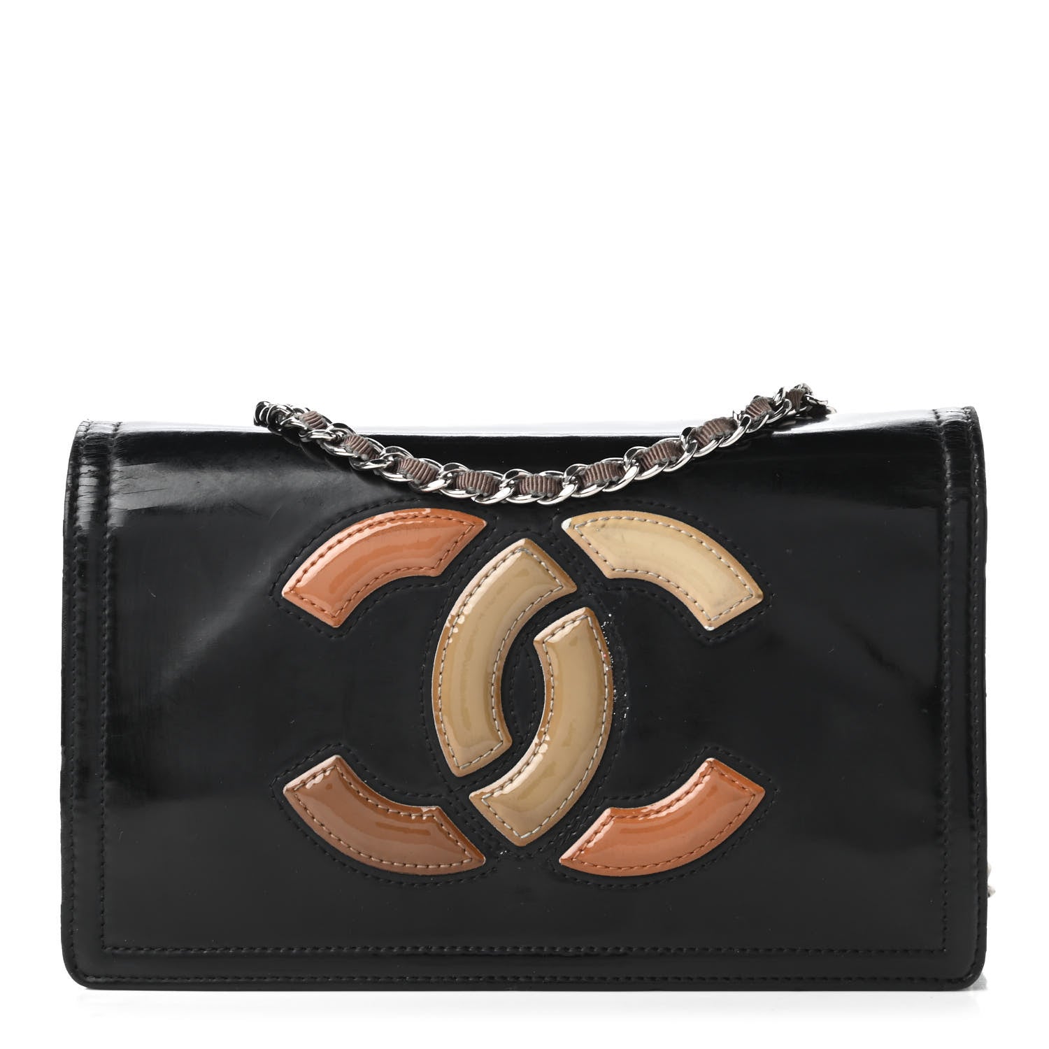 Chanel Vinyl Small Lipstick Flap Black 1 of 11
