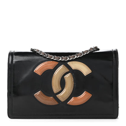 Chanel Vinyl Small Lipstick Flap Black 1 of 11