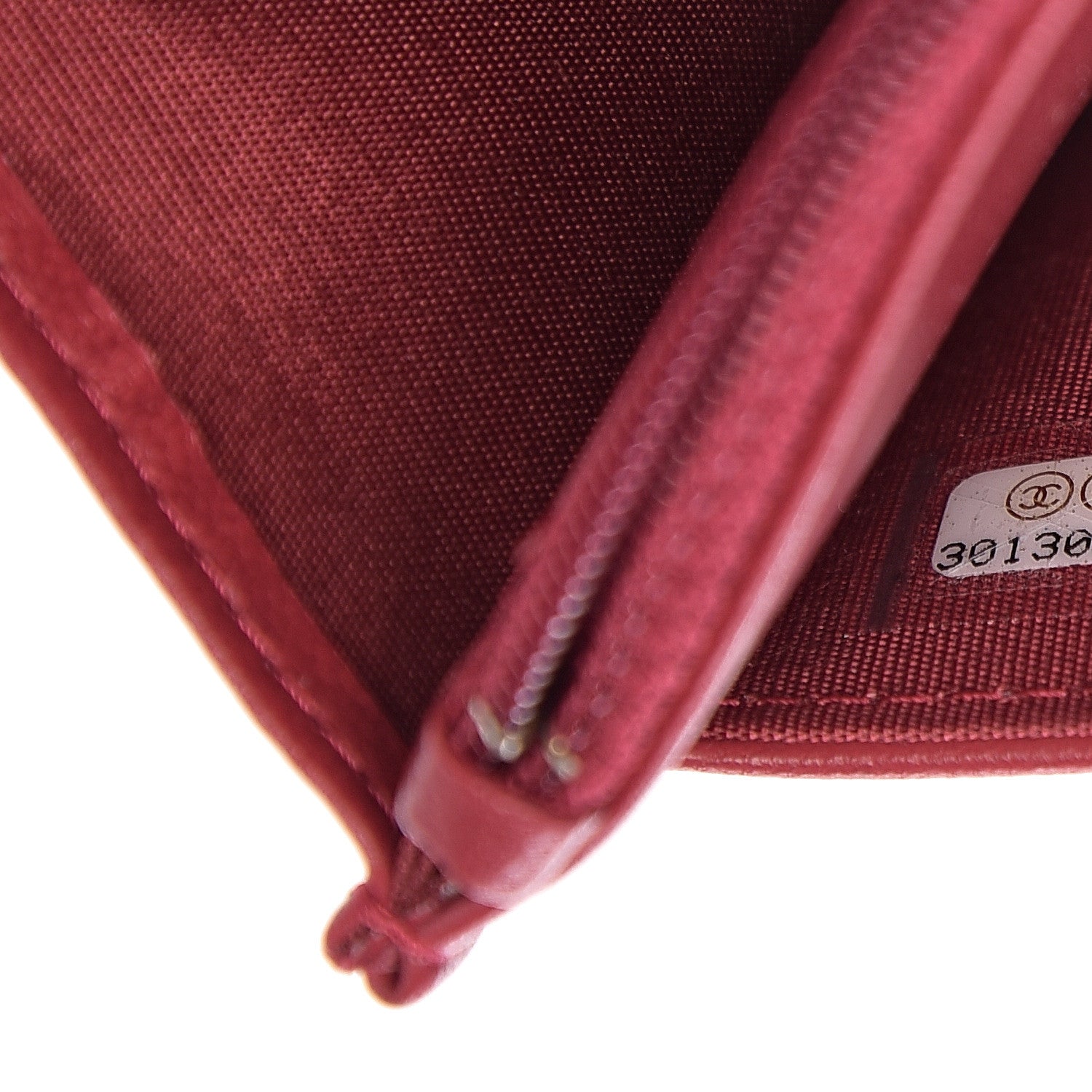 Chanel Shiny Goatskin Quilted 19 Wallet On Chain WOC Rouge 7 of 11