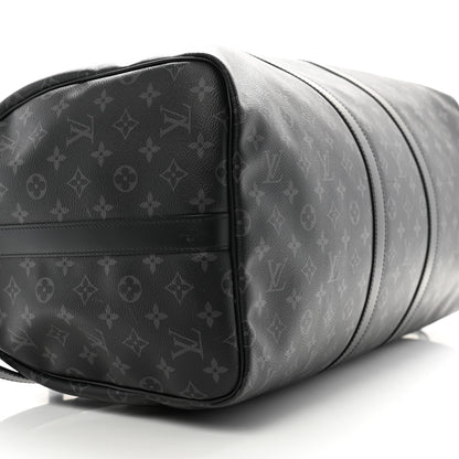 Louis Vuitton Monogram Eclipse Keepall Bandouliere 55 8 of 12