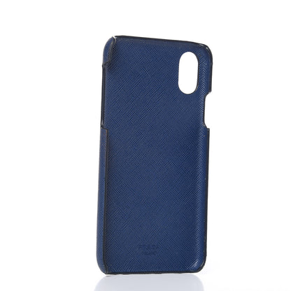 Prada Saffiano Metal iPhone X Case Bleuette 3 of 7