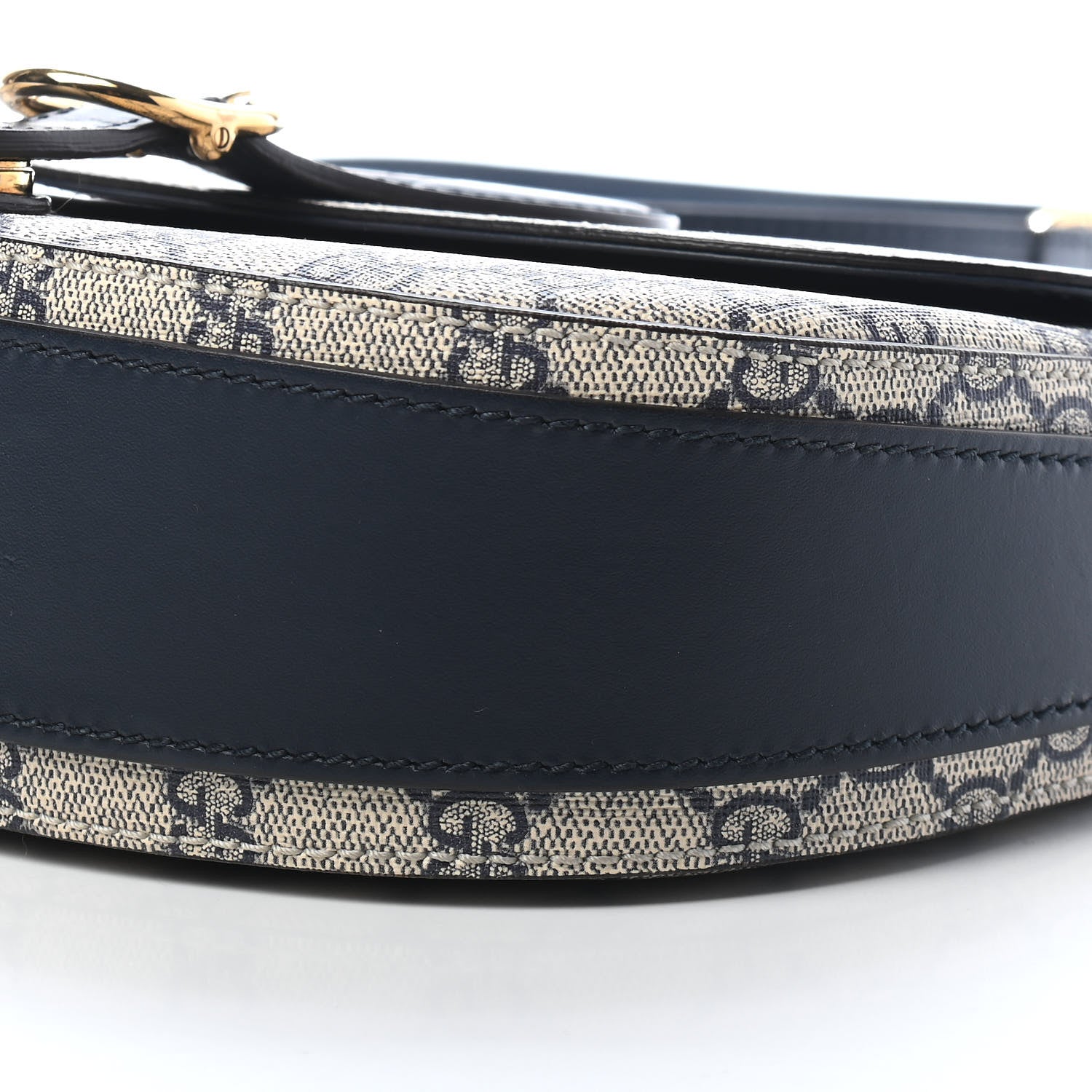 Gucci GG Supreme Monogram Small Messenger Shoulder Bag Beige Blue Navy 9 of 9