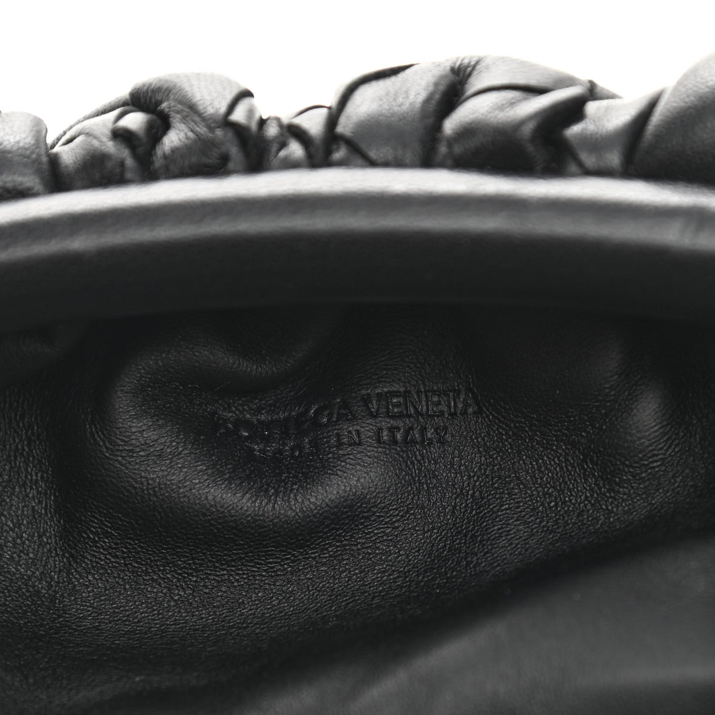 Nappa Intrecciato The Mini Pouch Black