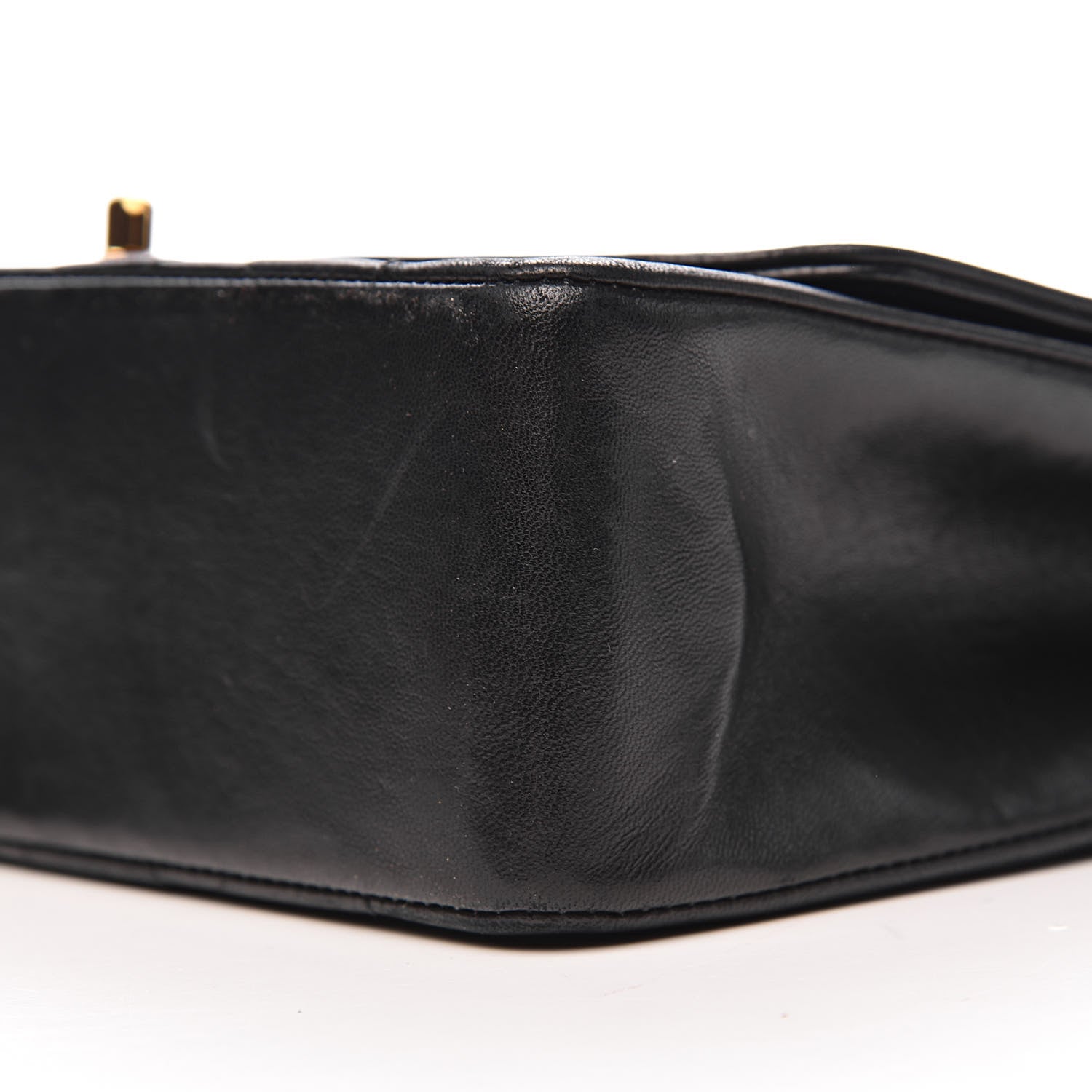 Chanel Lambskin Quilted Medium Single Flap Black 13 of 14