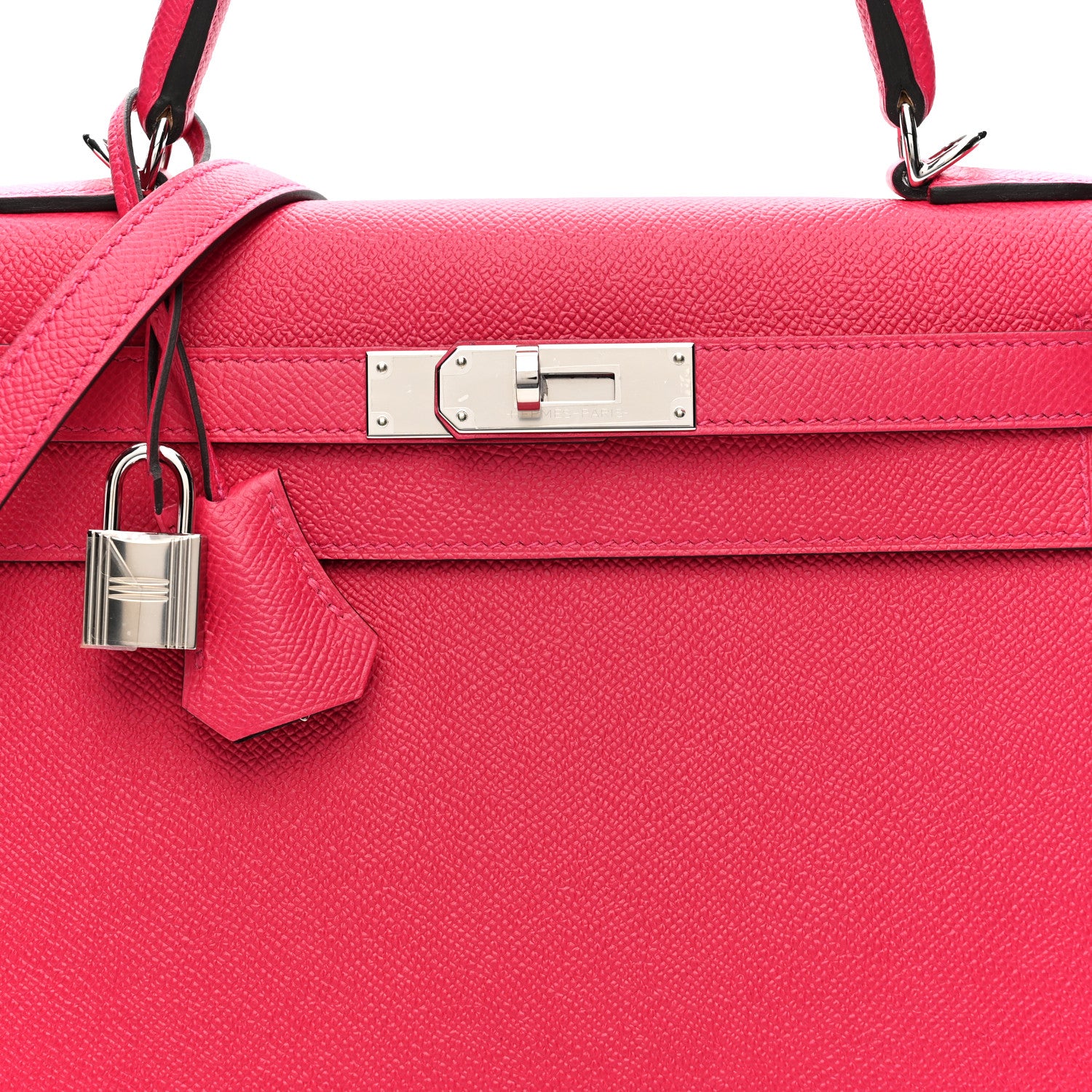 Hermes Epsom Verso Kelly Sellier 28 Framboise Prune 8 of 13