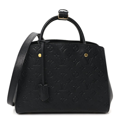 Louis Vuitton Empreinte Montaigne MM Black 1 of 12