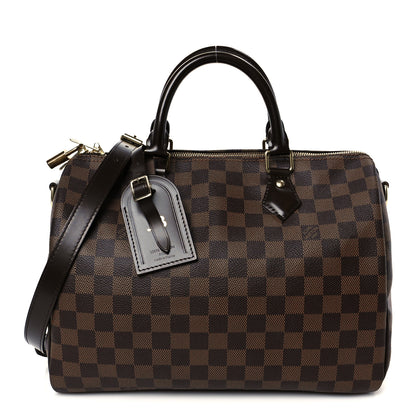 Louis Vuitton Damier Ebene Speedy Bandouliere 30 1 of 12