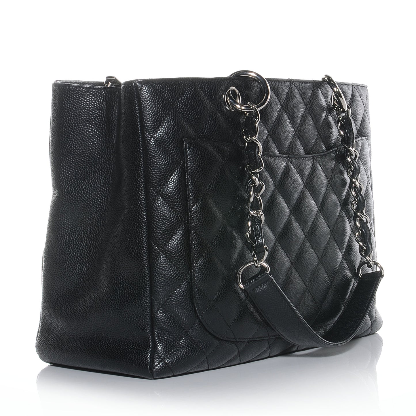 Caviar Grand Shopping Tote GST Black