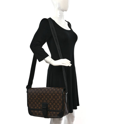 Louis Vuitton Monogram Macassar Archy Messenger GM 2 of 8