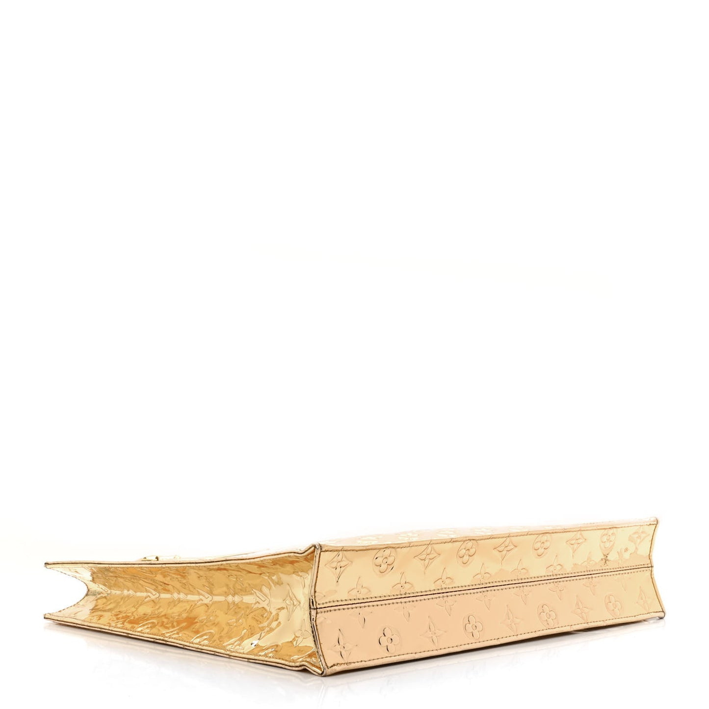 Monogram Miroir Sac Plat Gold