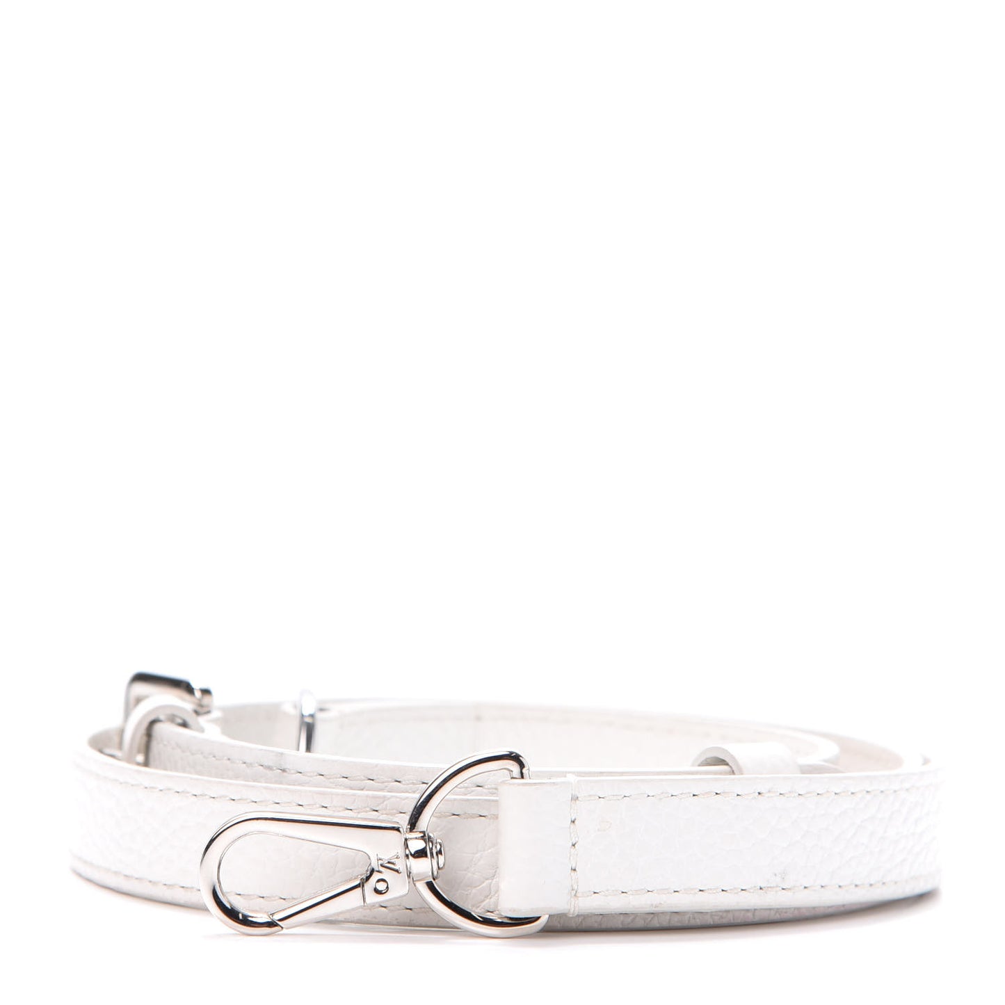 Calfskin 20 mm Adjustable Shoulder Strap White