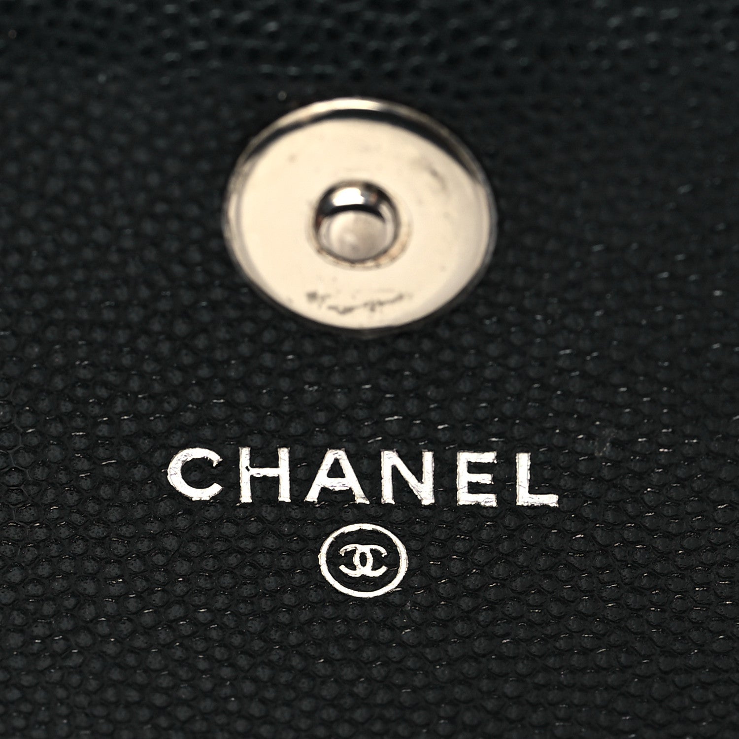 Chanel Caviar Quilted Square Wallet On Chain WOC Black 6 of 12