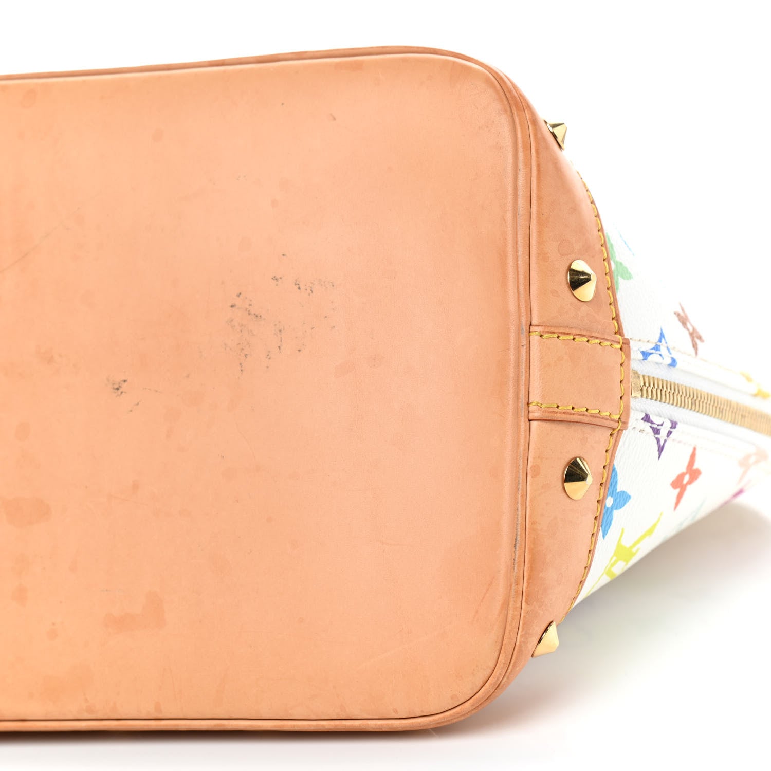 Louis Vuitton Monogram Multicolor Alma White 8 of 12