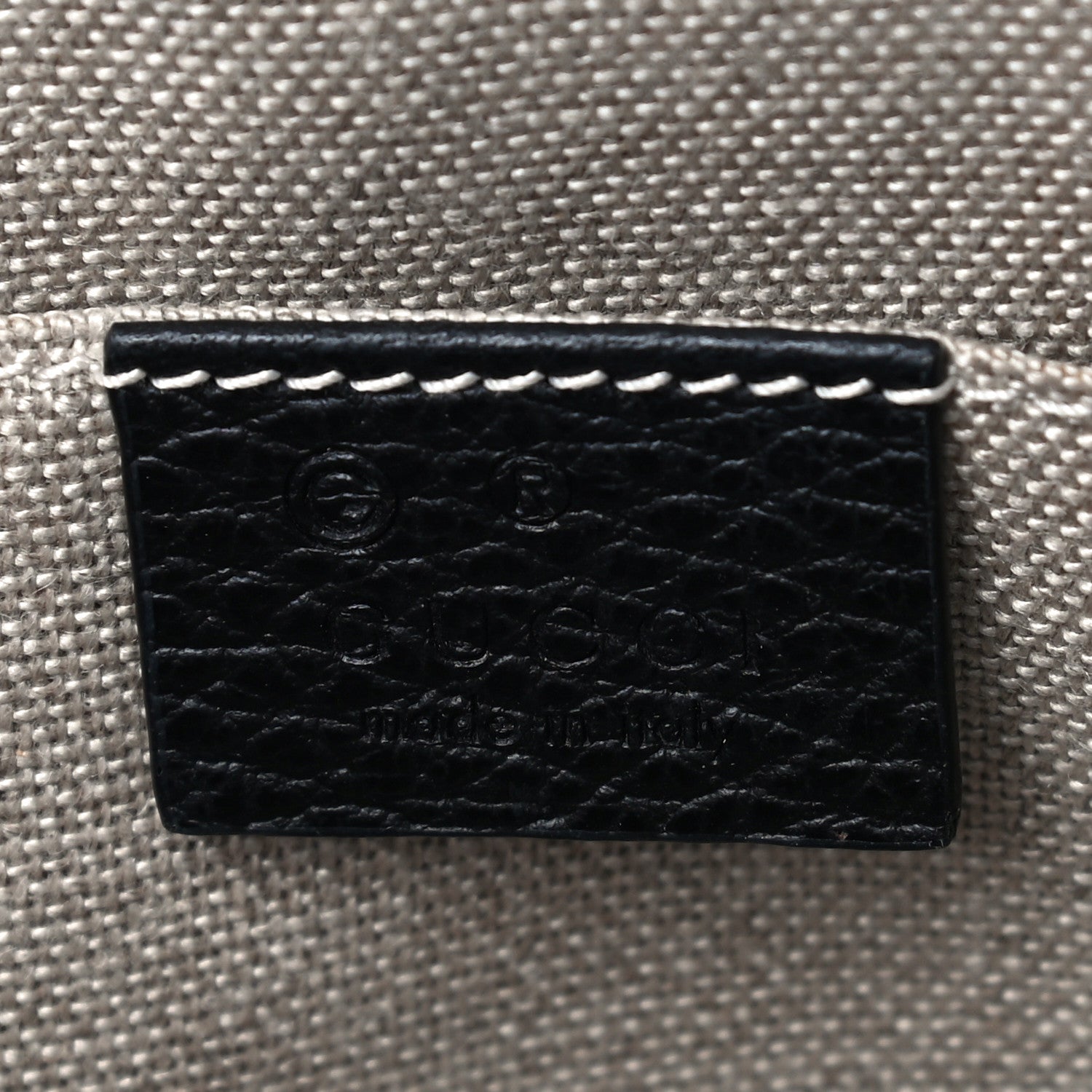 Gucci Pebbled Calfskin Large Bamboo Clutch Black 6 of 15