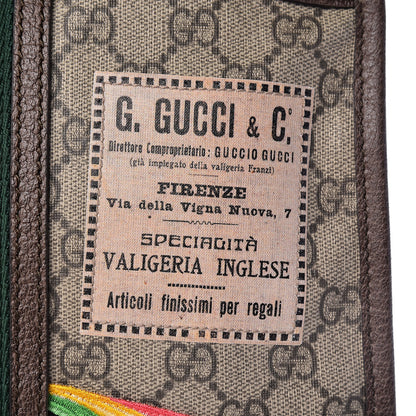 Gucci Soft GG Supreme Monogram Courrier Large Duffle Bag Beige New Acero Multicolor 11 of 15
