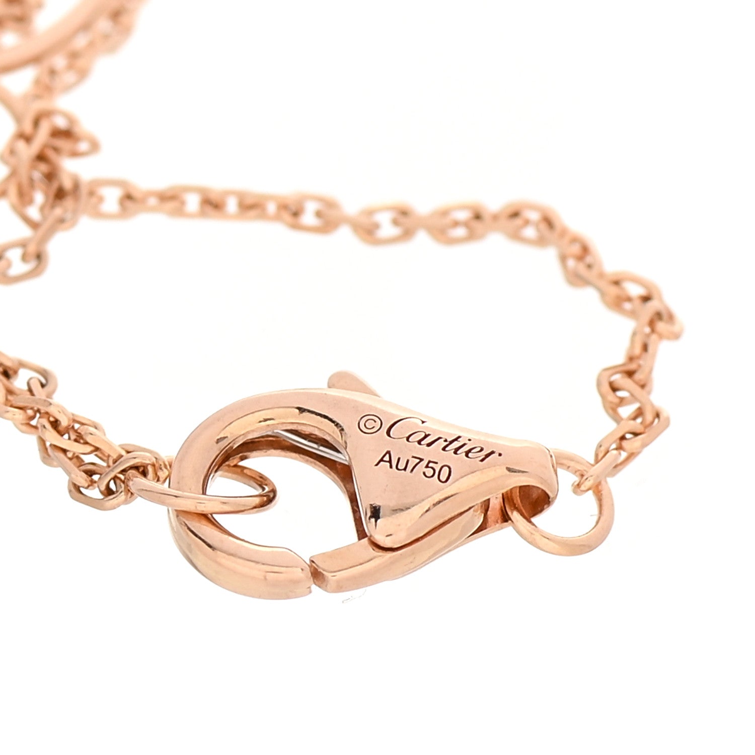 Cartier 18K Pink Gold Diamond XS D'Amour Bracelet 4 of 6