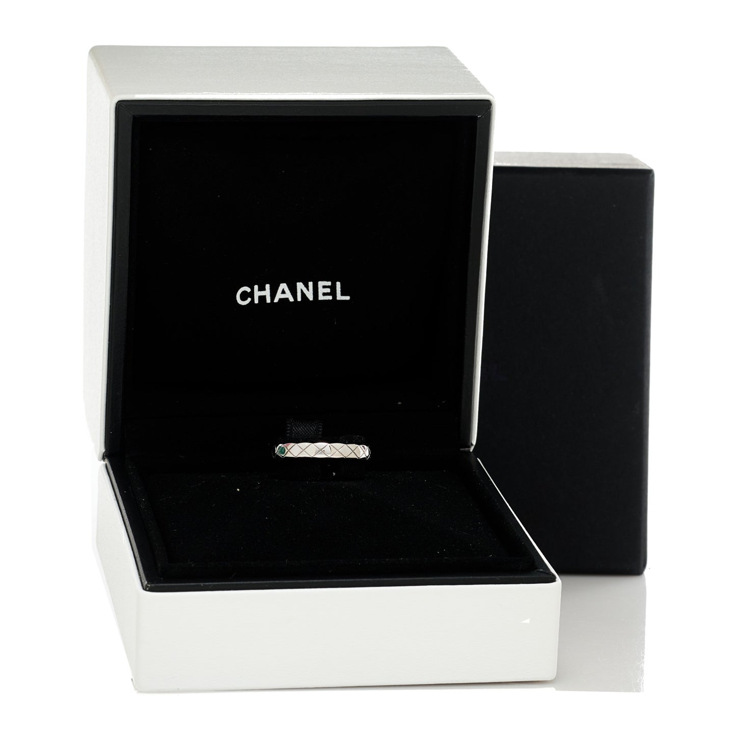 18K White Gold Mini Coco Crush Ring 52 6
