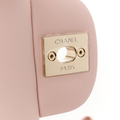 Chanel Lambskin Quilted Mini Square Flap Light Pink 7 of 13