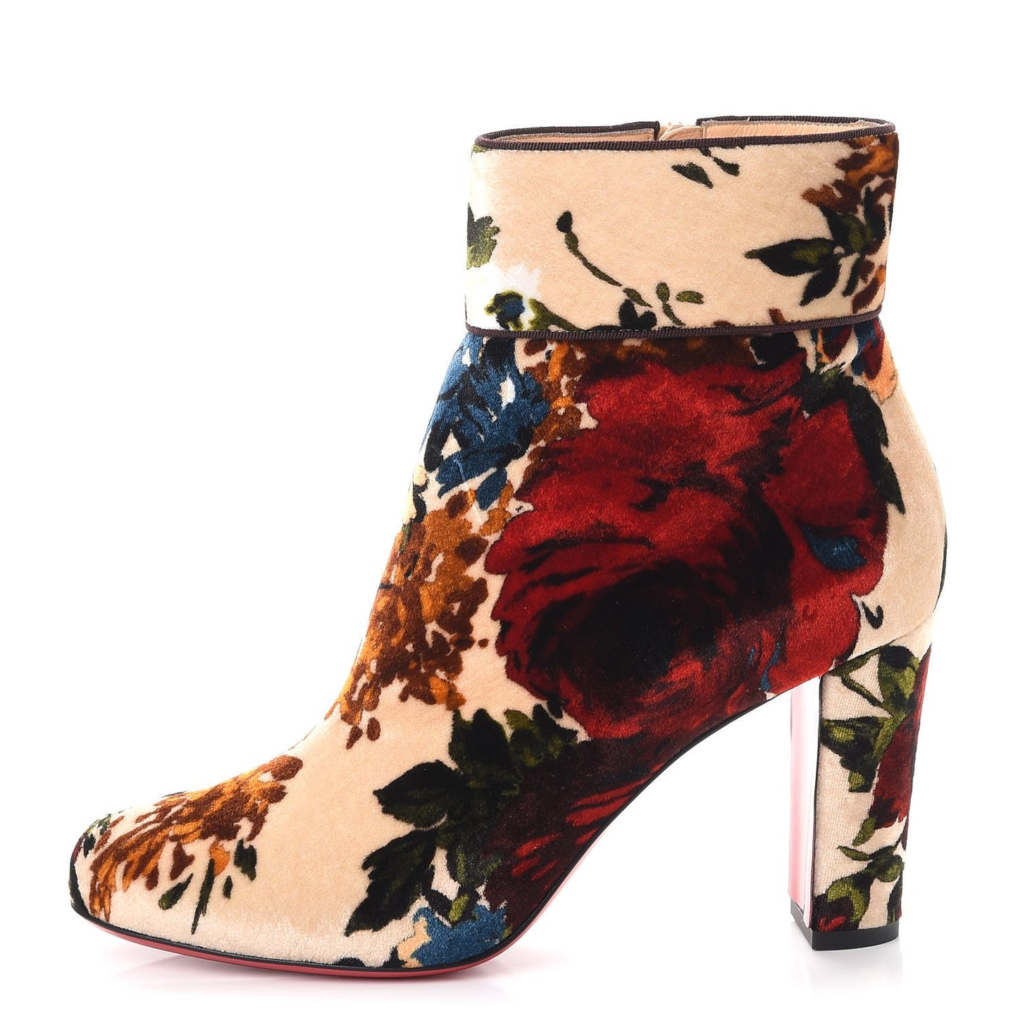 Veau Velours Moulamax 100 Booties 39.5 Natural