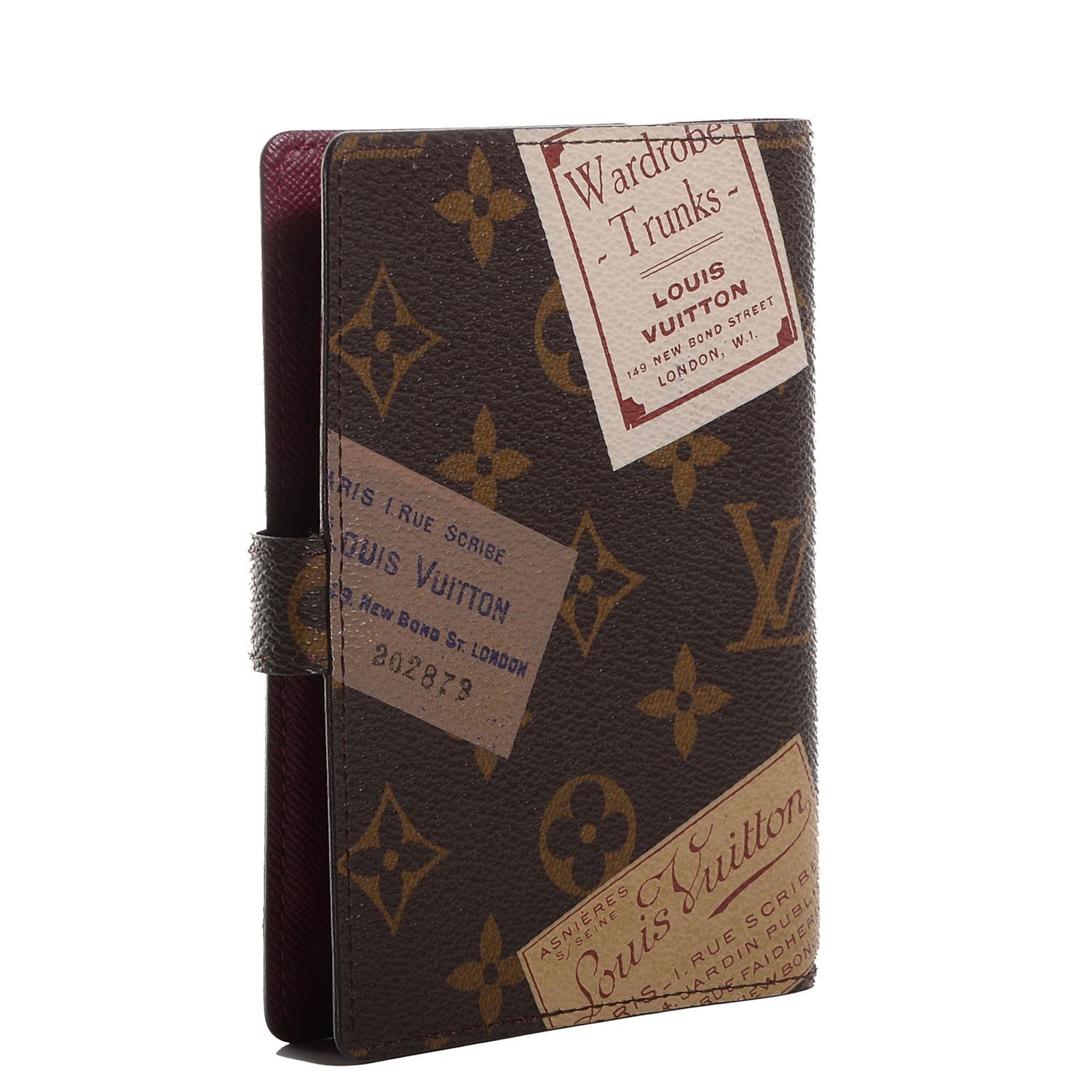 Louis Vuitton Monogram Labels Small Ring Agenda Cover 2 of 10
