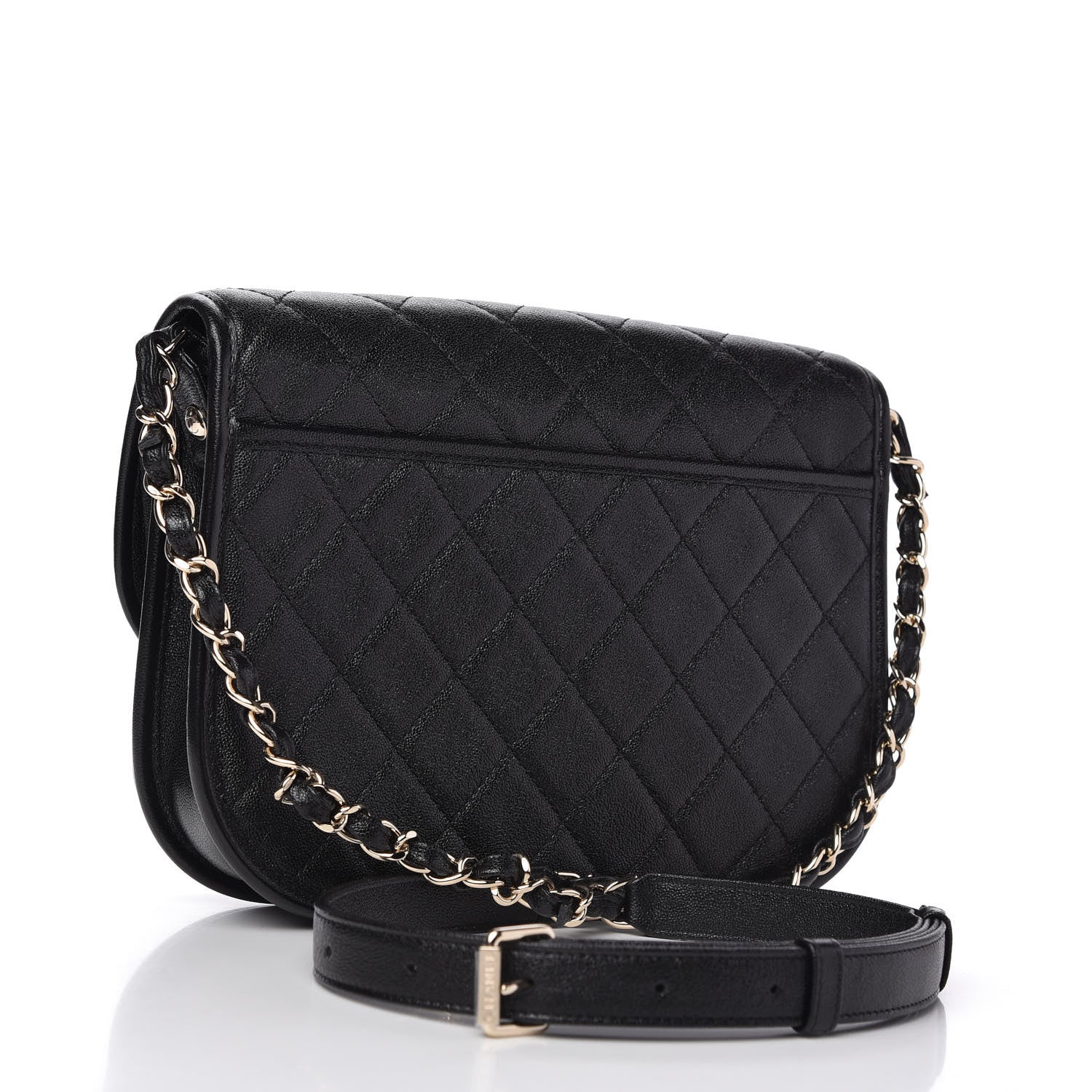 Chanel Caviar Quilted Medium Messenger Flap Black 3 of 11