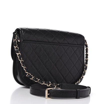 Chanel Caviar Quilted Medium Messenger Flap Black 3 of 11