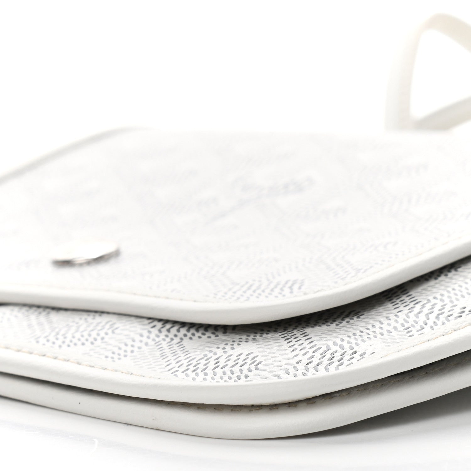 Goyard Goyardine Plumet Wallet Clutch White 10 of 10
