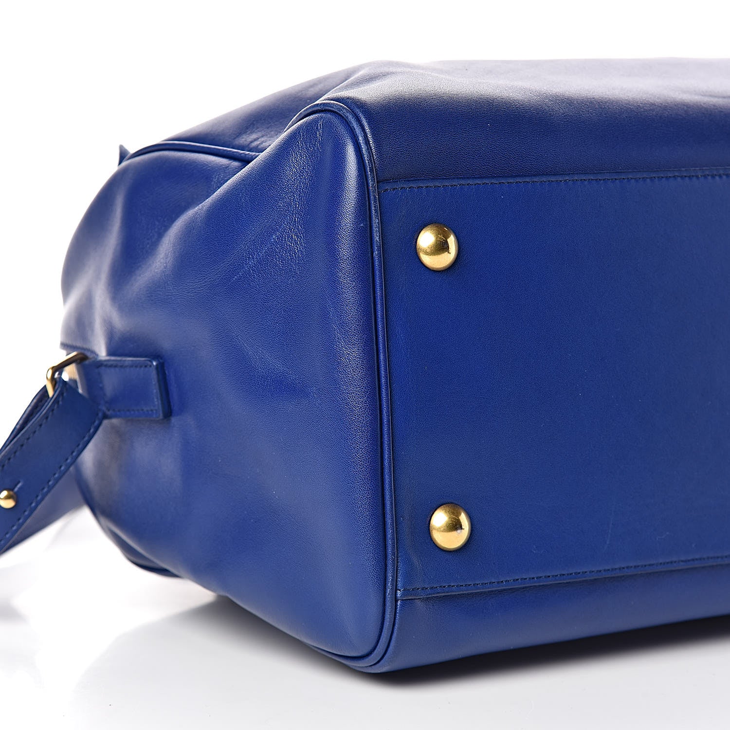 Saint Laurent Calfskin Classic Duffle 6 Marine 9 of 10