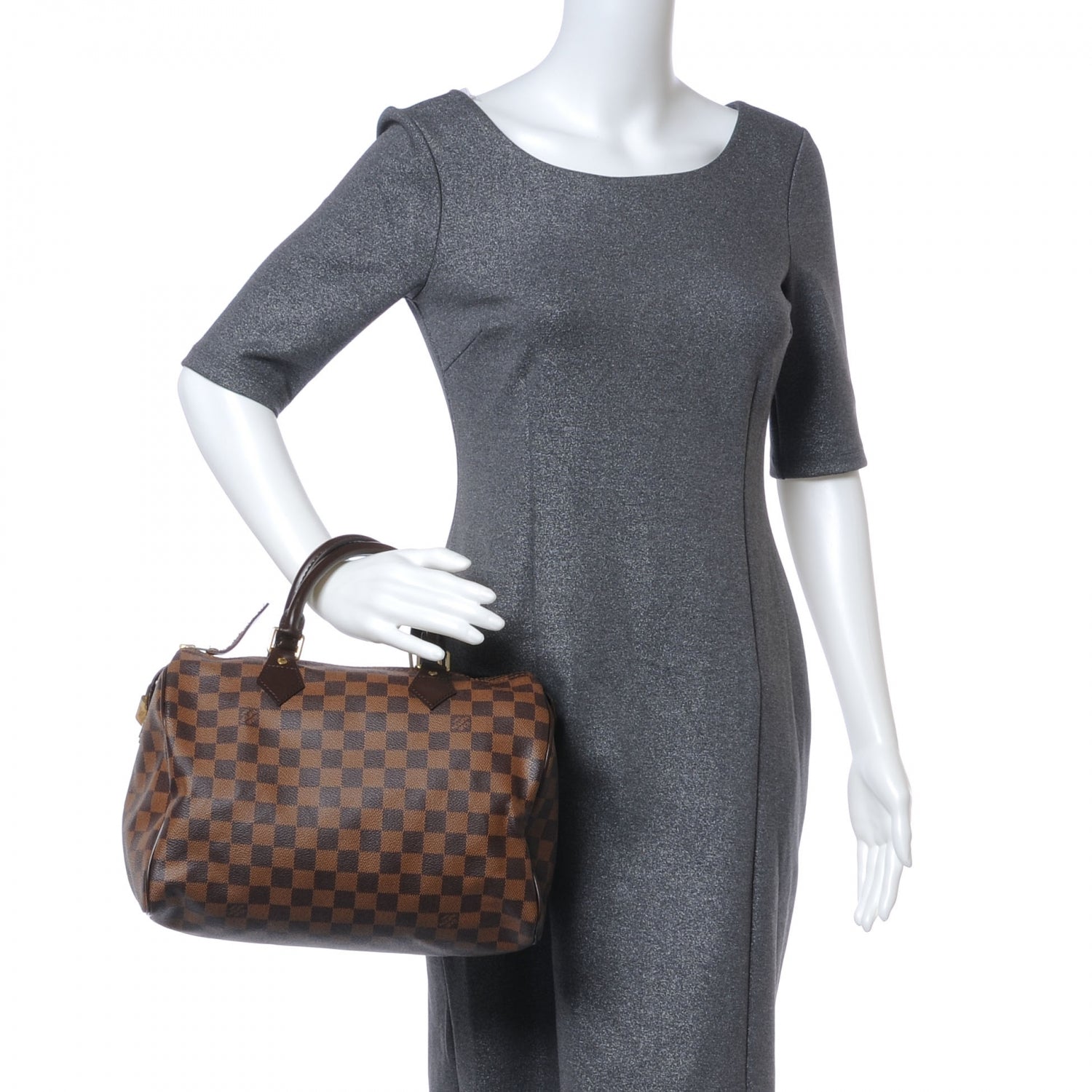 Louis Vuitton Damier Ebene Speedy 30 2 of 7