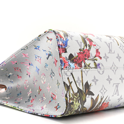 Louis Vuitton Metallic Monogram LV Garden OnTheGo MM Silver 8 of 10