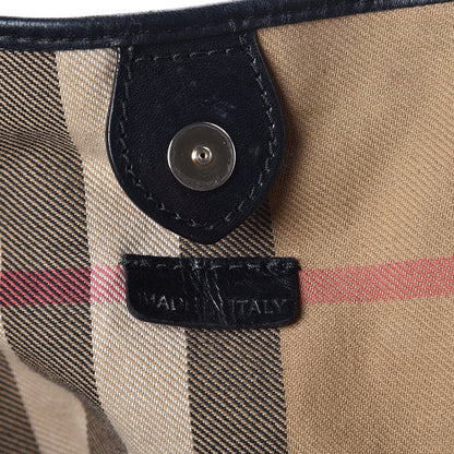 Burberry Lambskin Medium East West Tote Black 8 of 14