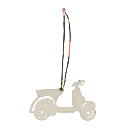 Hermes Togo Epsom Petit H Scooter Bag Charm Beton Gold 1 of 3