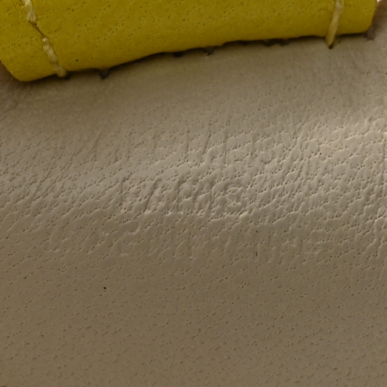 Hermes Milo Lambskin Grigri Rodeo Horse Bag Charm PM Craie Chai Lime 3 of 5