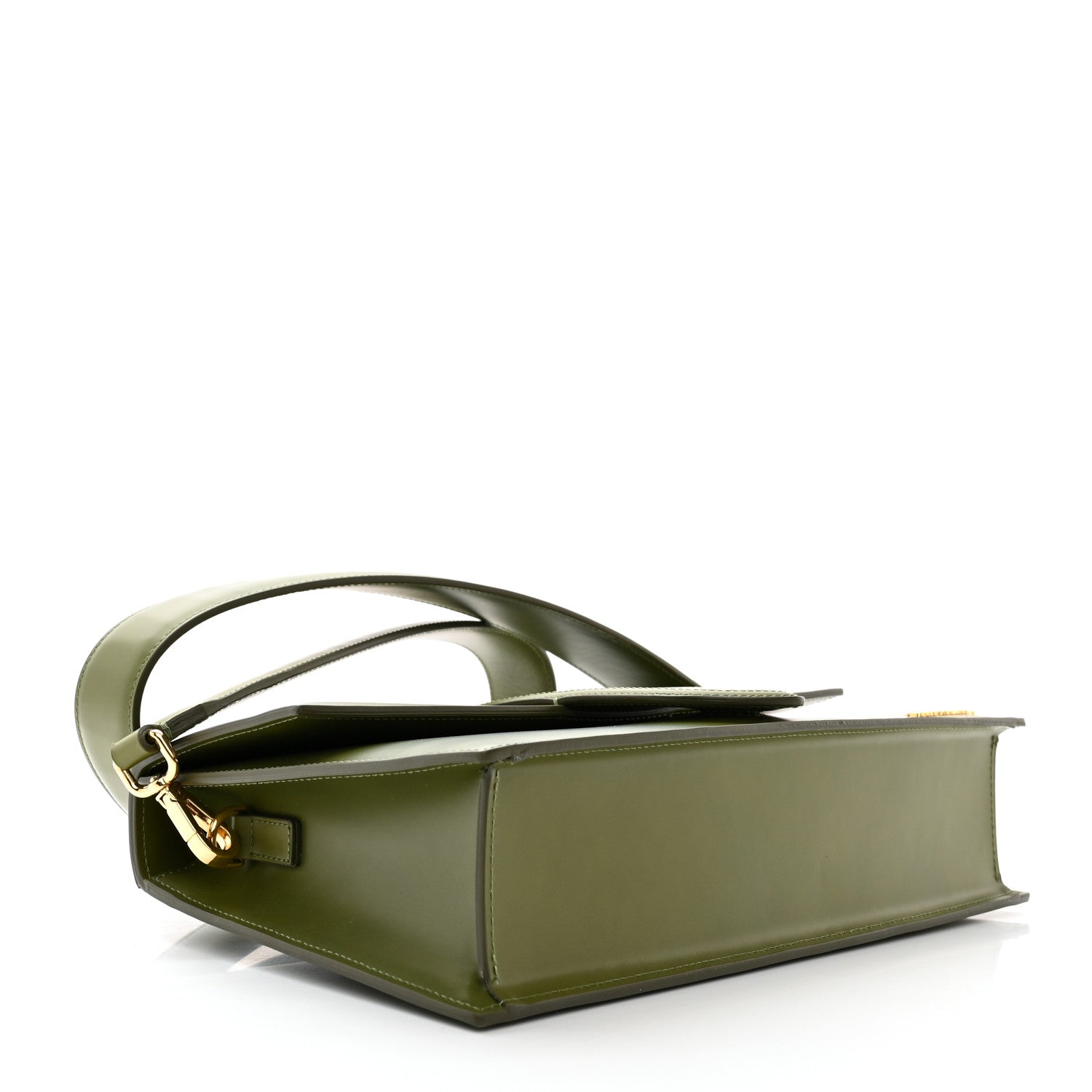 Jacquemus Smooth Calfskin Le Bambinou Khaki 4 of 9